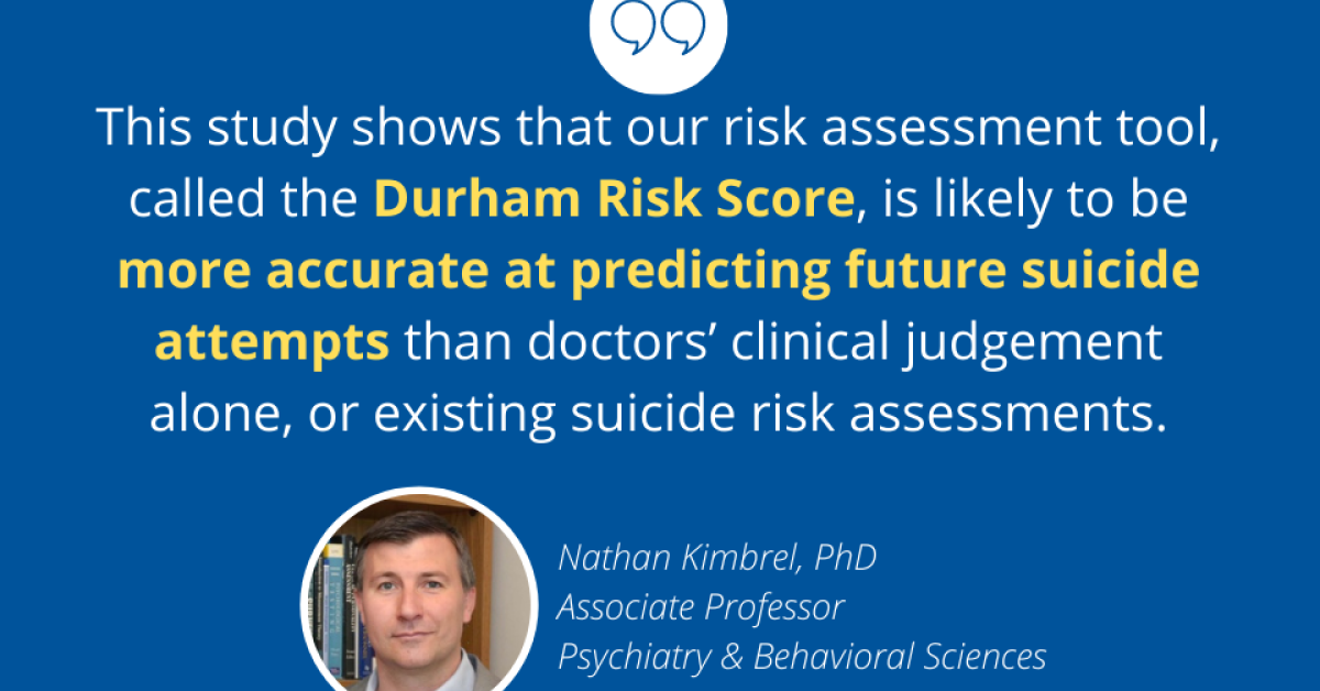 New Screening Tool Improves Ability To Identify Patients At Risk Of Suicide Duke Department Of 8291